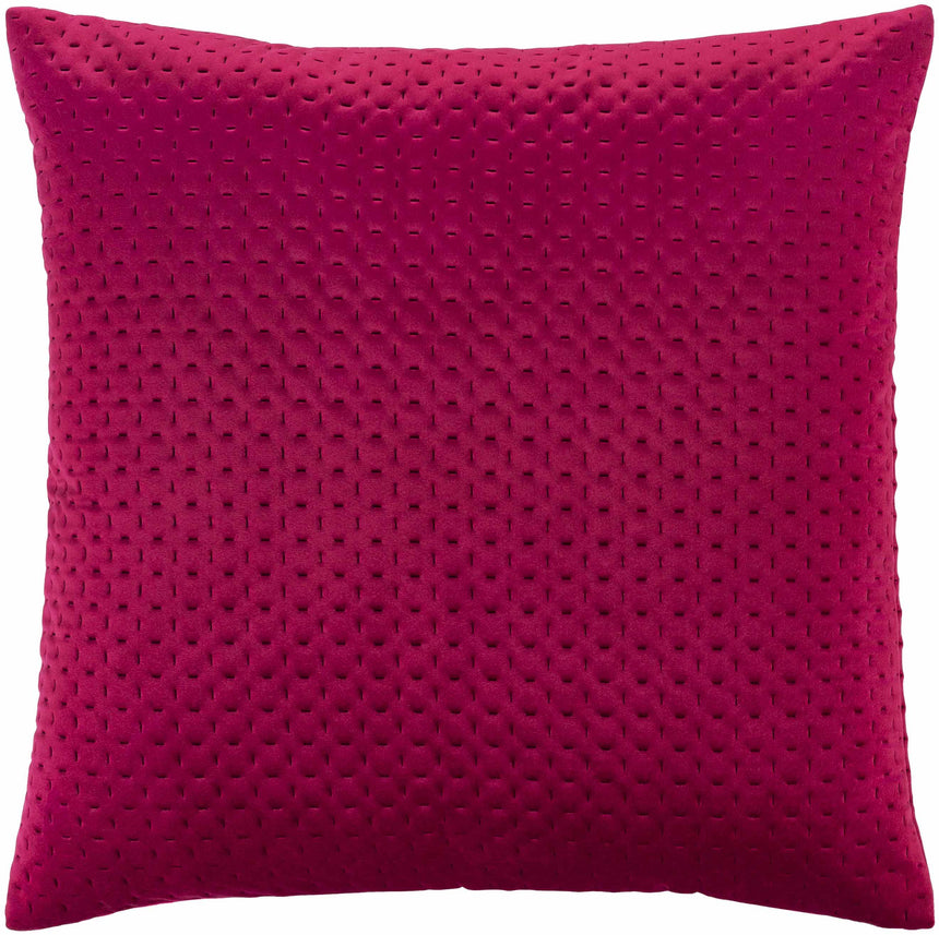 Bitely Magenta Textured Square Accent Pillow - Clearance