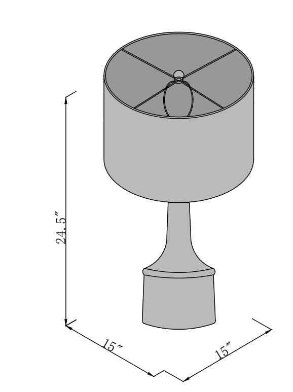 Andreotta Off White Table Lamp