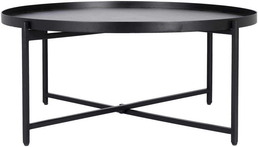 Black Metal Round Coffee Table