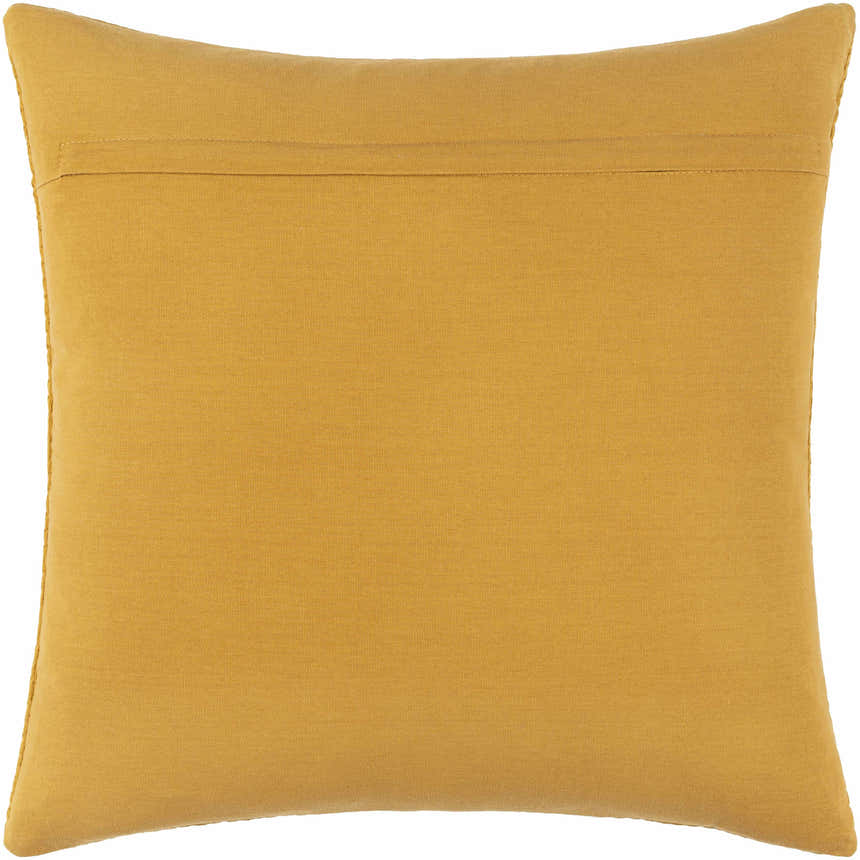 Bantogon Mustard Diamond Pattern Pillow - Clearance