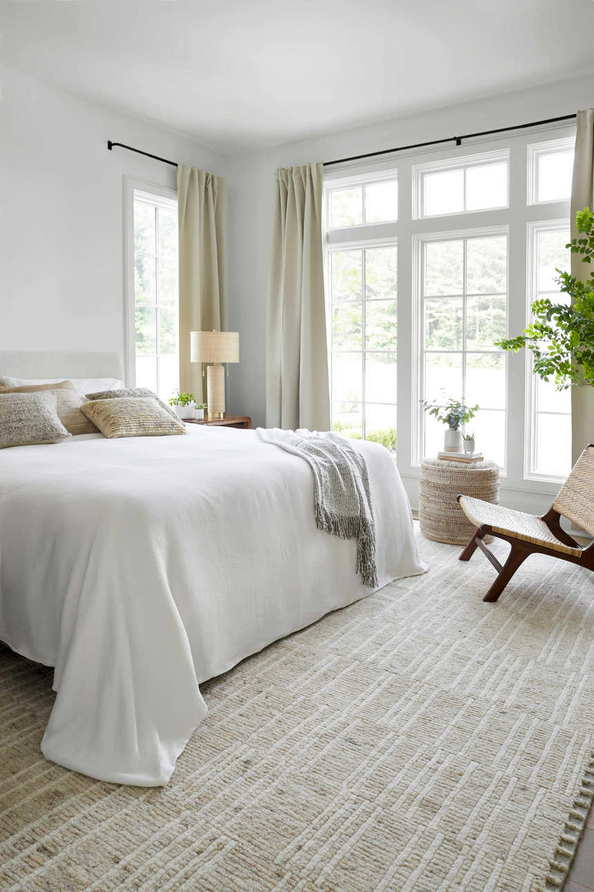 Shana Ivory Throw Pillow - Clearance