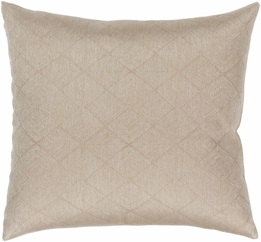 Bonaire Tan Diamond Pattern Pillow - Clearance