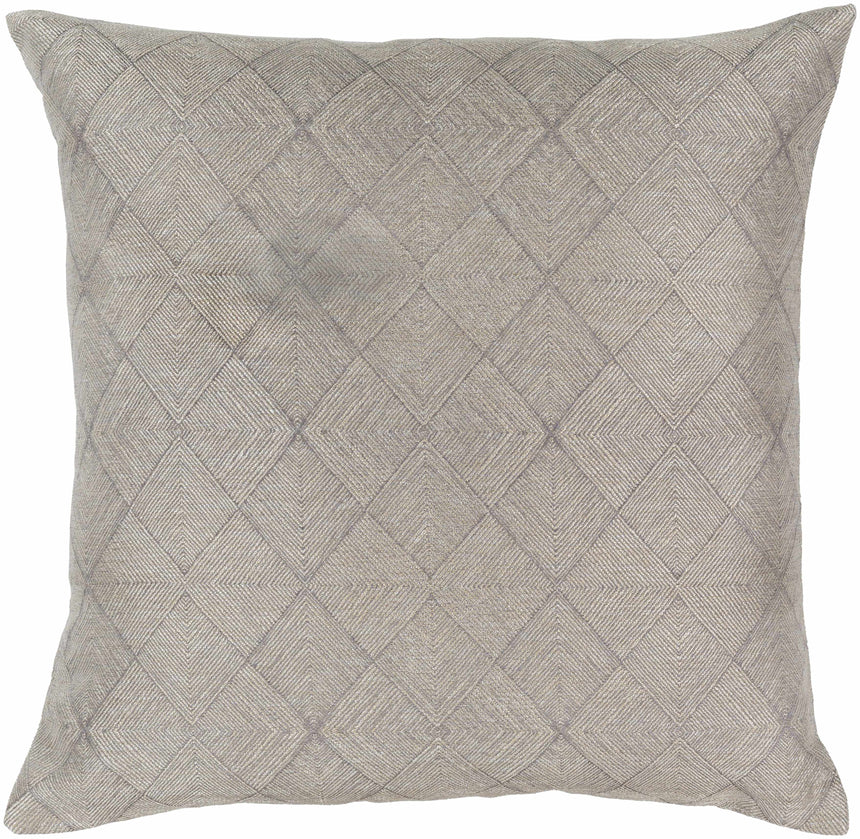 Boykins Gray Diamond Pattern Accent Pillow - Clearance