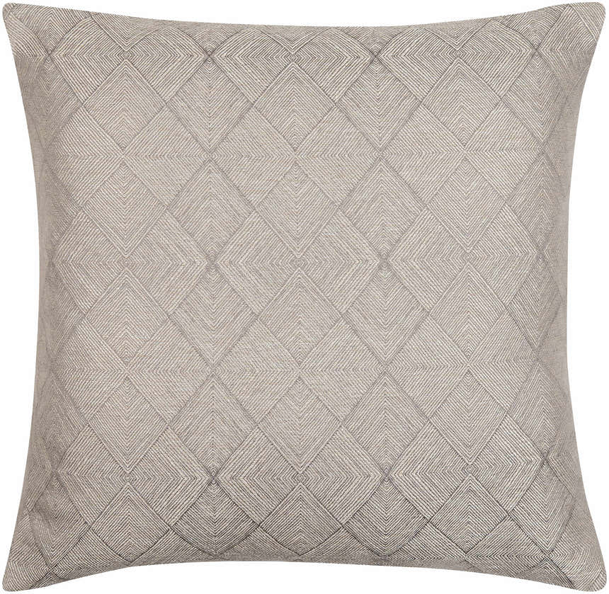 Boykins Gray Diamond Pattern Accent Pillow - Clearance
