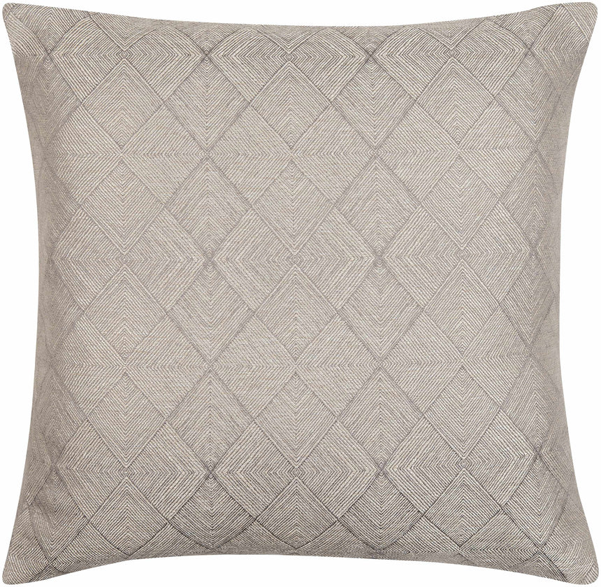Boykins Gray Diamond Pattern Accent Pillow - Clearance