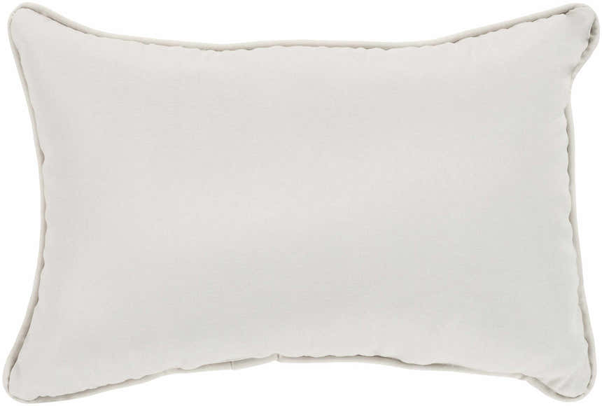 Bridgton White Solid Square Accent Outdoor Pillow - Clearance