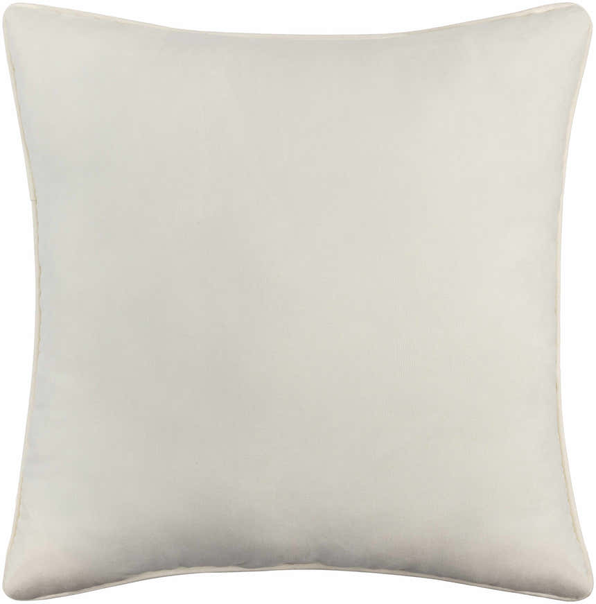 Bridgton White Solid Square Accent Outdoor Pillow - Clearance