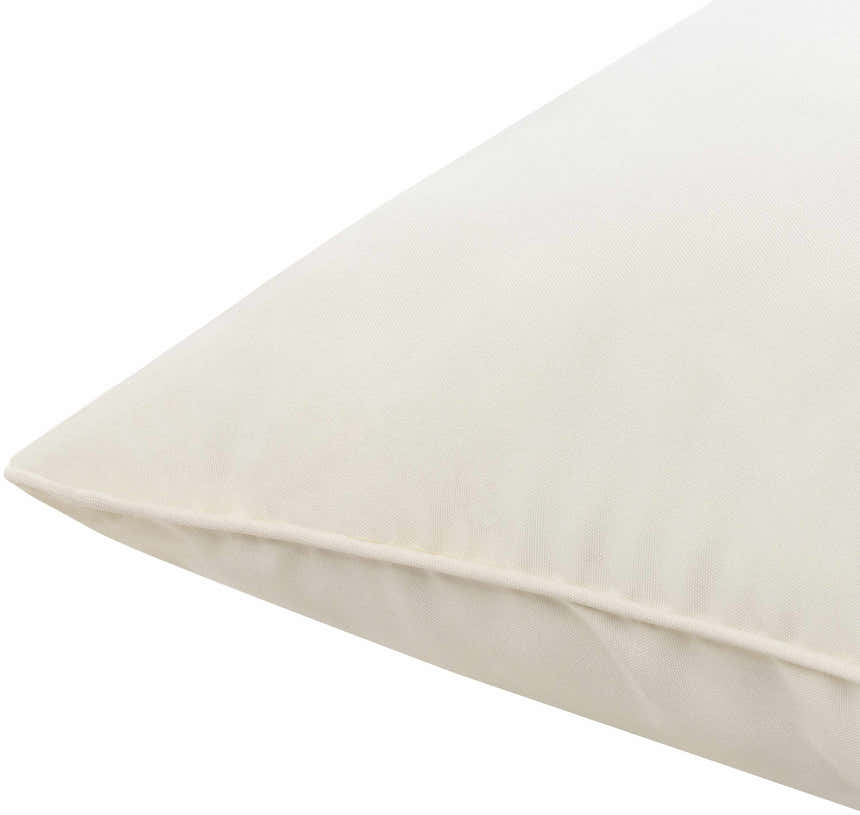 Bridgton White Solid Square Accent Outdoor Pillow - Clearance