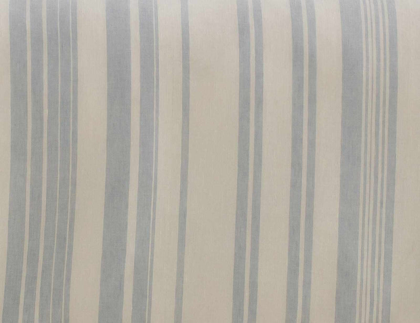 Baraniferho Ice Blue Striped Linen Bedding Set