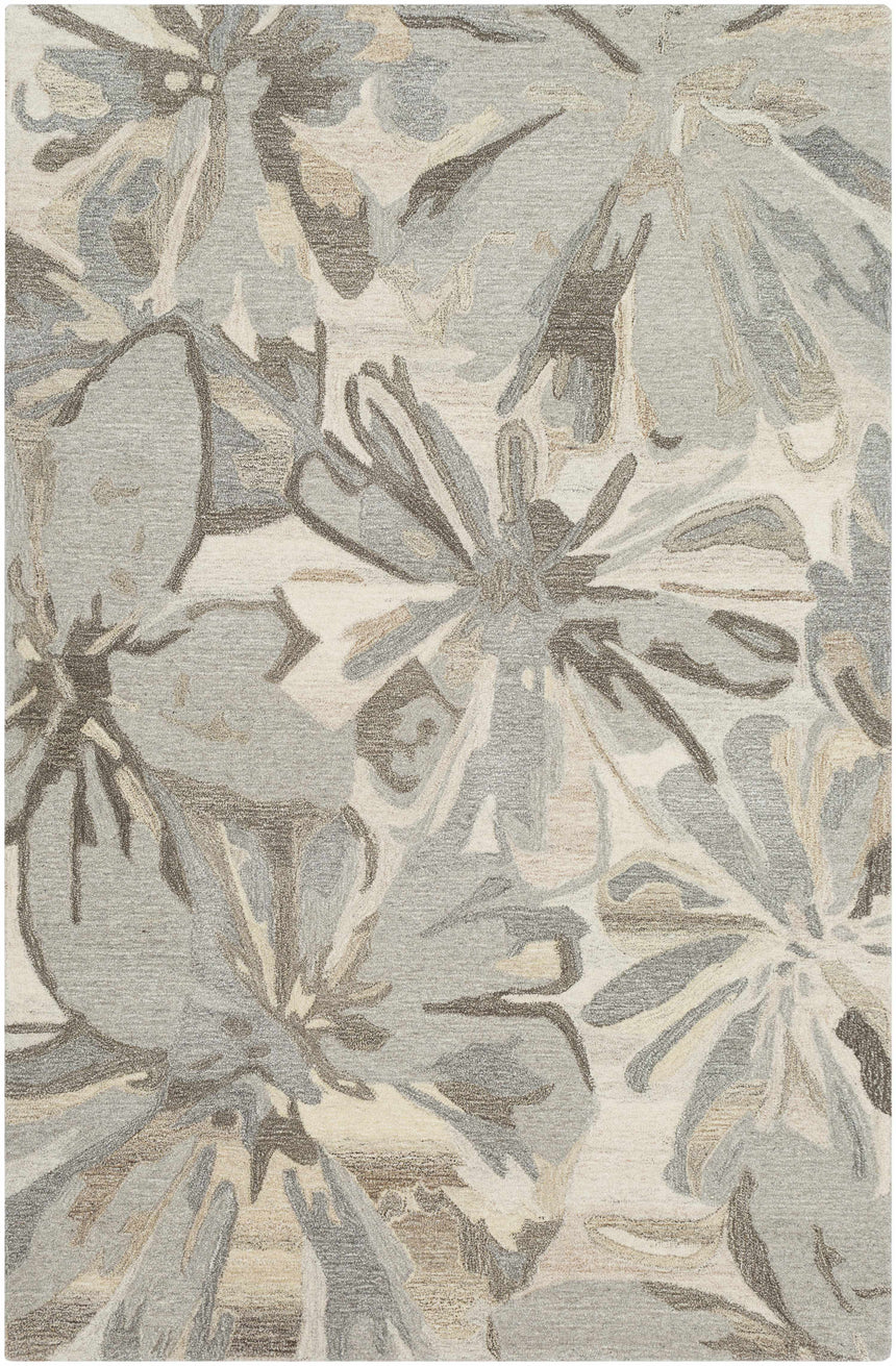 Ilfeld Athena Beige Floral Wool Rug