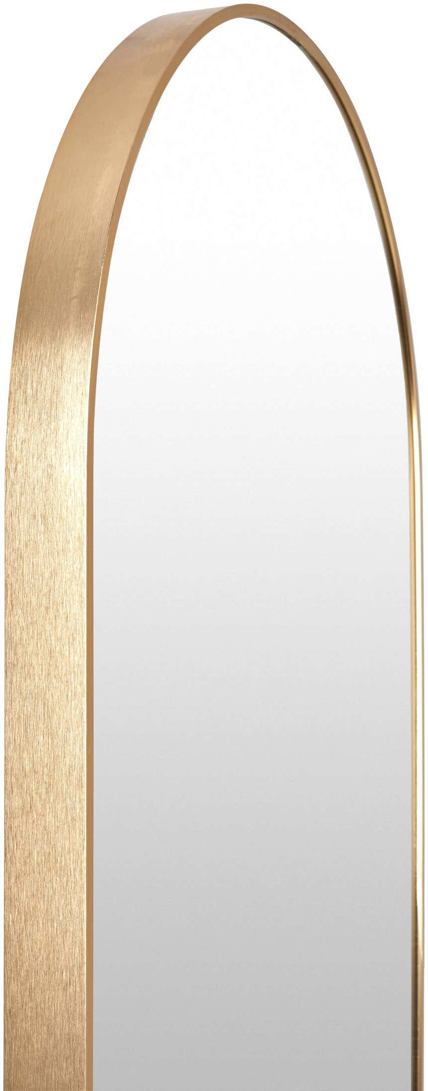 Borovikha Gold Aluminum Framed Oval Mirror - Clearance