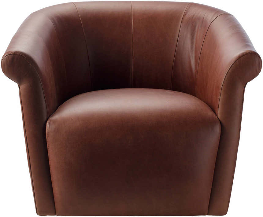 Bisignano Brown Swivel Chair - Clearance