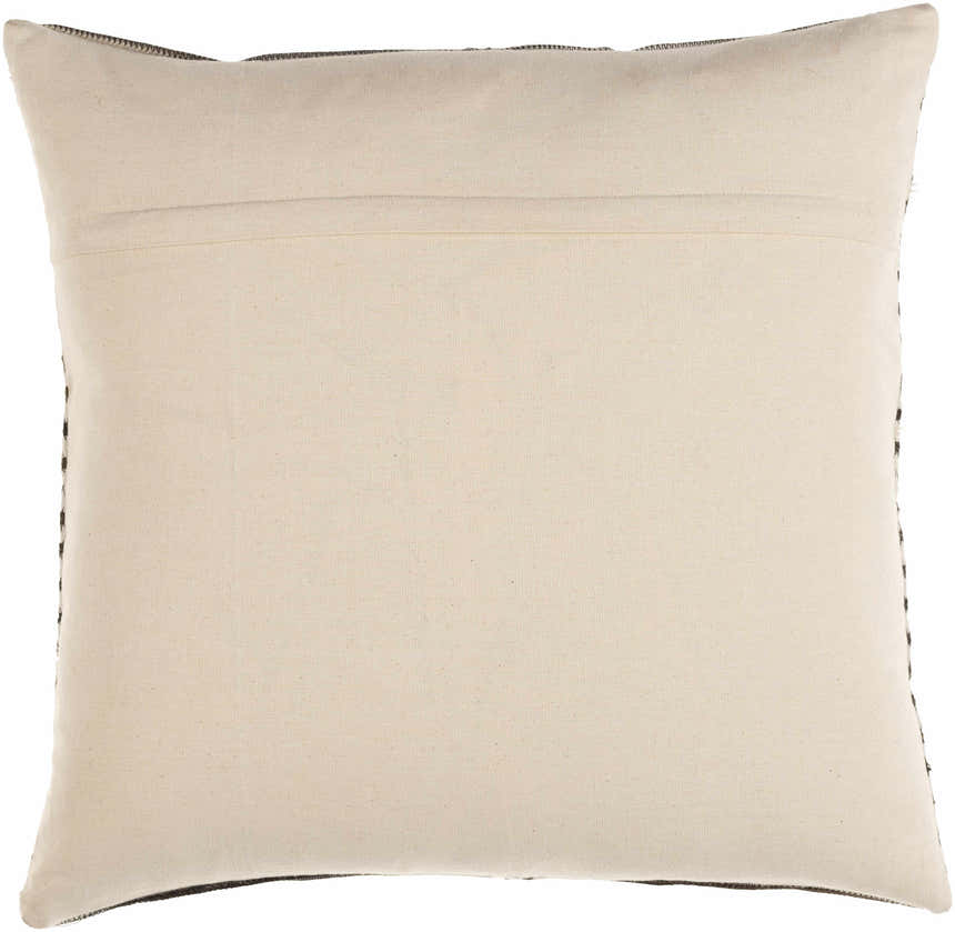 Kavren Cream Diamond Rustic Lodge Hair On Hide Accent Pillow - Clearance