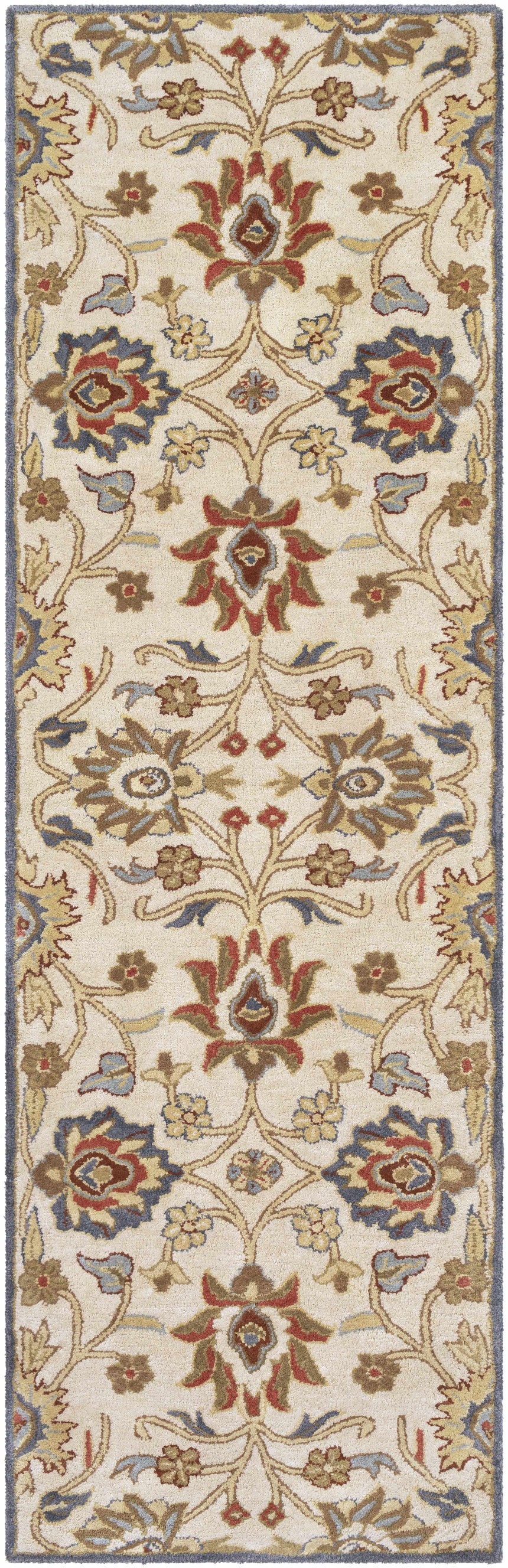 Conesus Hand Tufted Blue & Rust 1204 Area Rug - Clearance