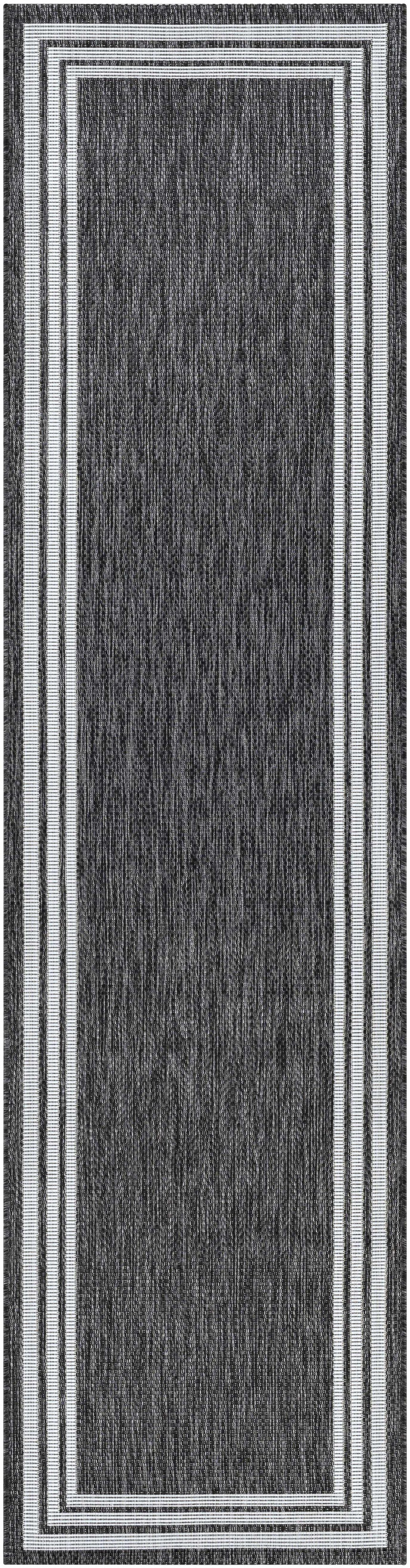 Coonamble Bordered Antrasit Rug