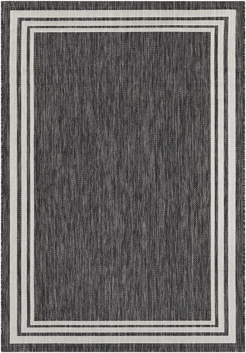 Coonamble Bordered Antrasit Rug