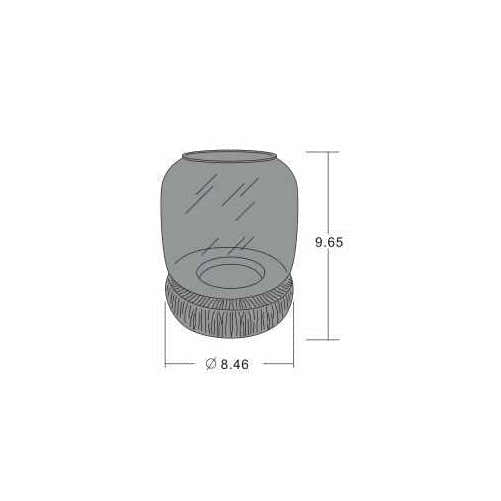 Cantanhede Ceramic Outdoor Candle Holder