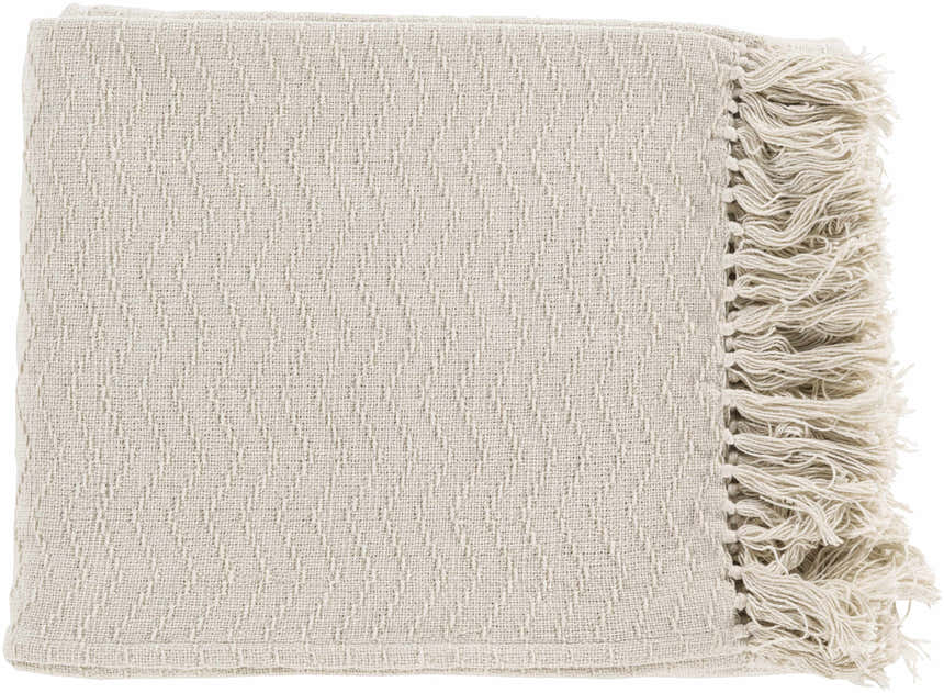 Chiconcuac Cream Throw Blanket