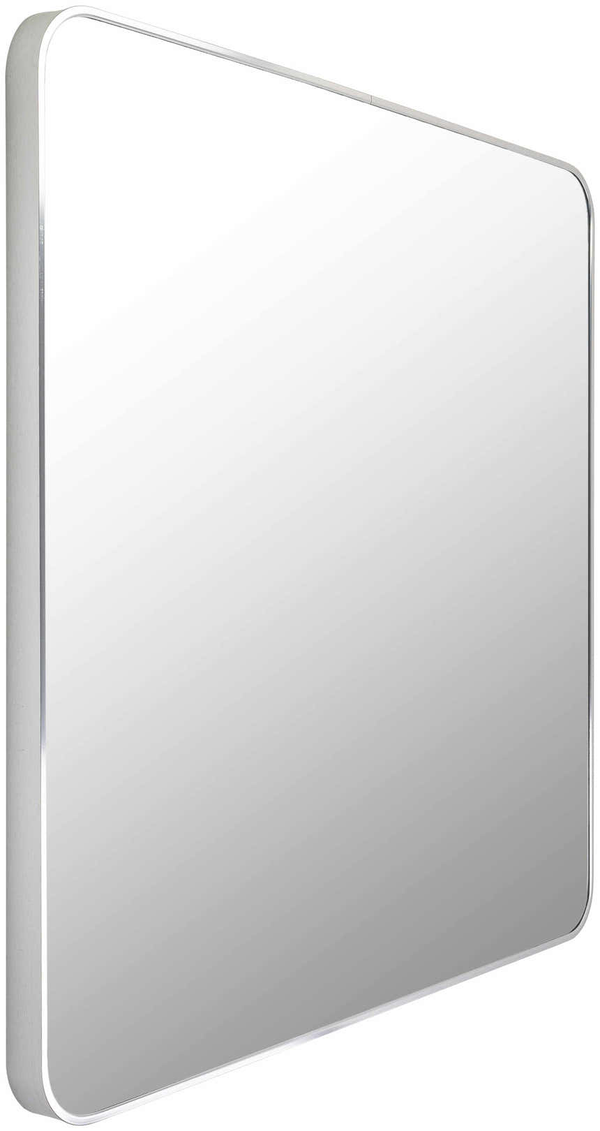 Ockenfels Modern Arched Silver Gray Wall Mirror