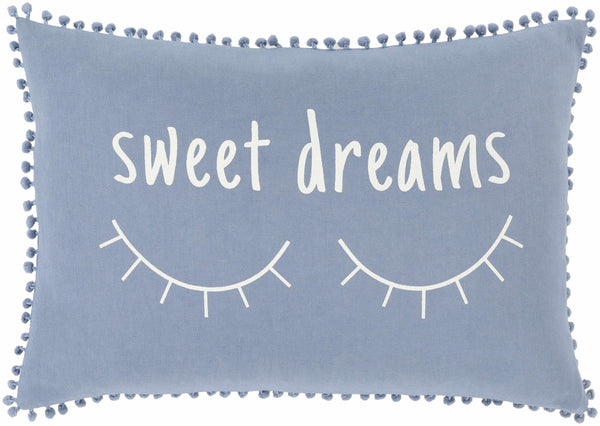 Nursery Sweet Dreams Blue Decorative Throw Pillow - Clearance