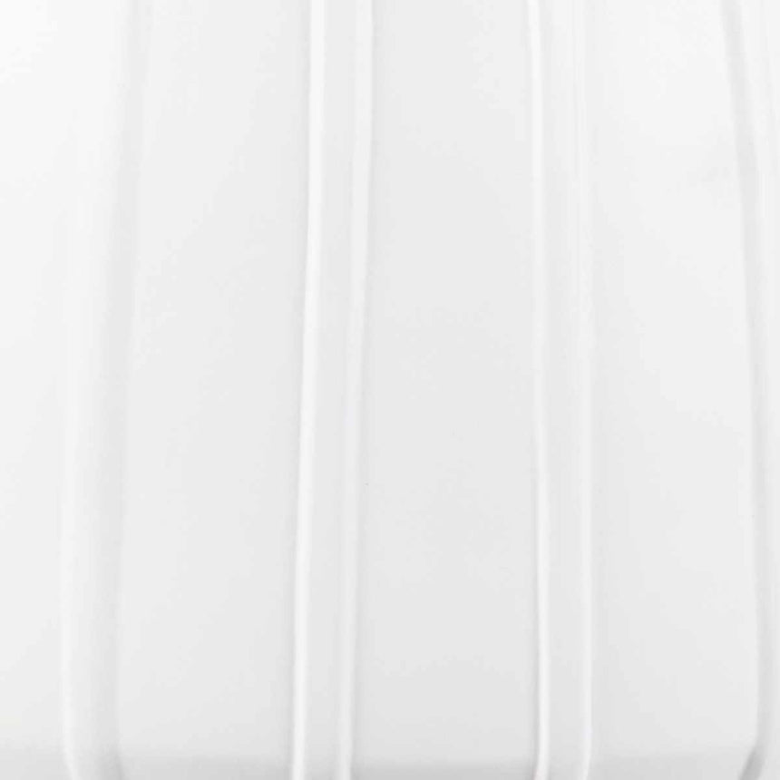 Dunguan White Ribbed Wood Planter