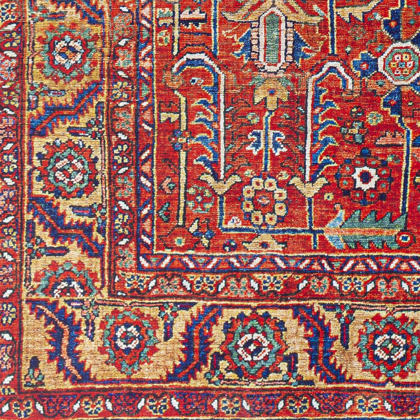 Edwardsburg Traditional Red Rug
