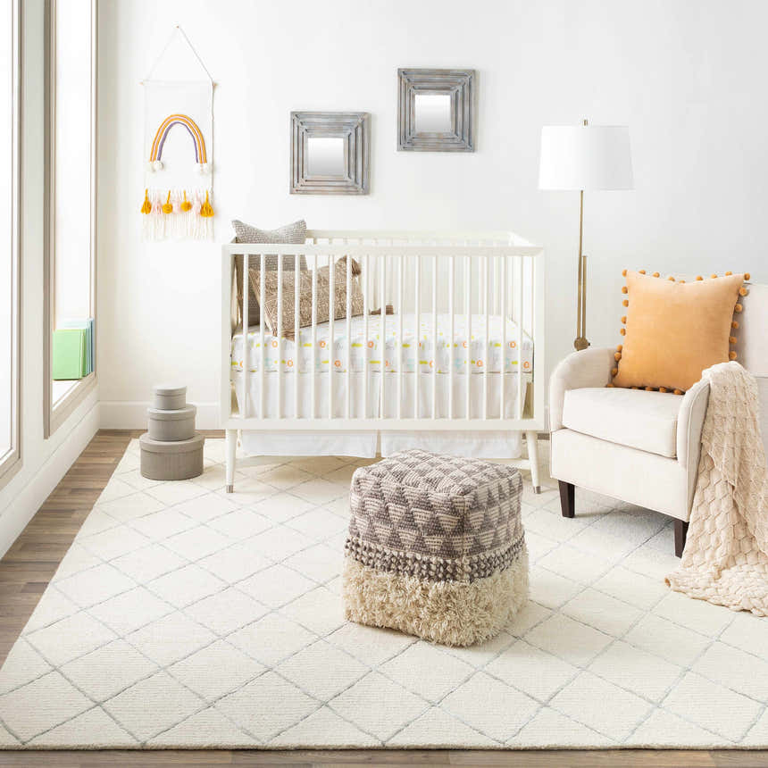 Hancock Tan Pom Pom Throw Pillow - Clearance