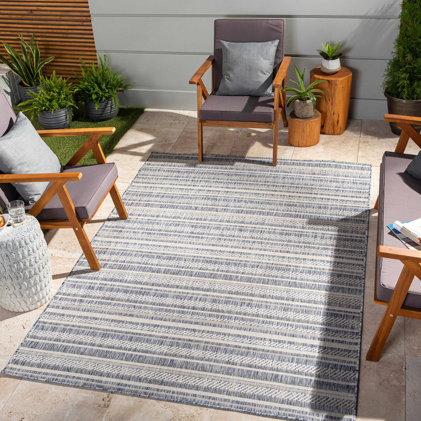 Emirgazi Striped Nordic Rug