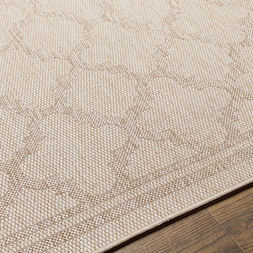 Noam Beige Indoor & Outdoor Rug - Clearance
