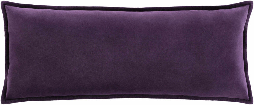 Eugene Dark Purple Square Throw Pillow