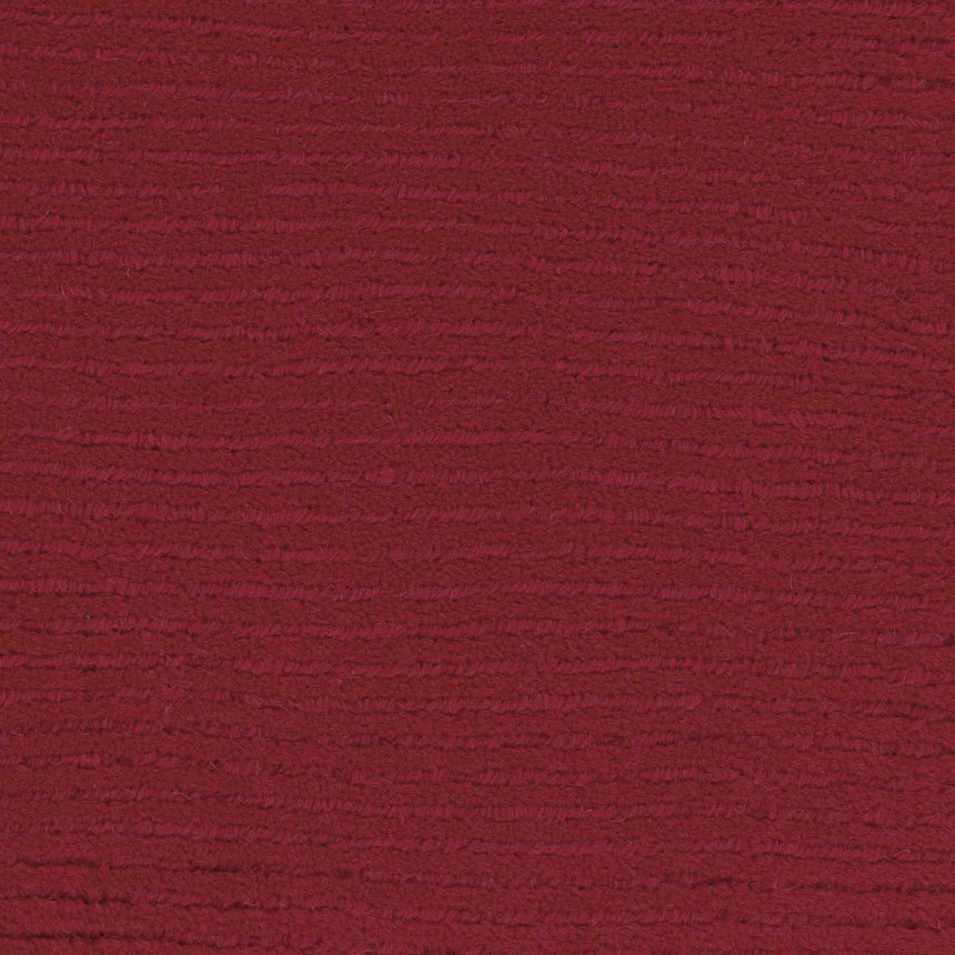 Brockton Solid Wool Crimson Red Area Rug - Clearance