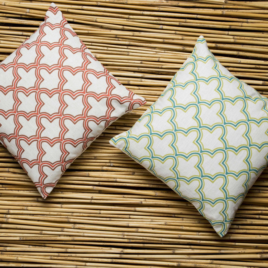 Lawtey White Geometric Accent Pillow - Clearance