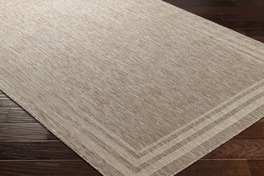 Teja Tan Indoor & Outdoor Rug - Clearance