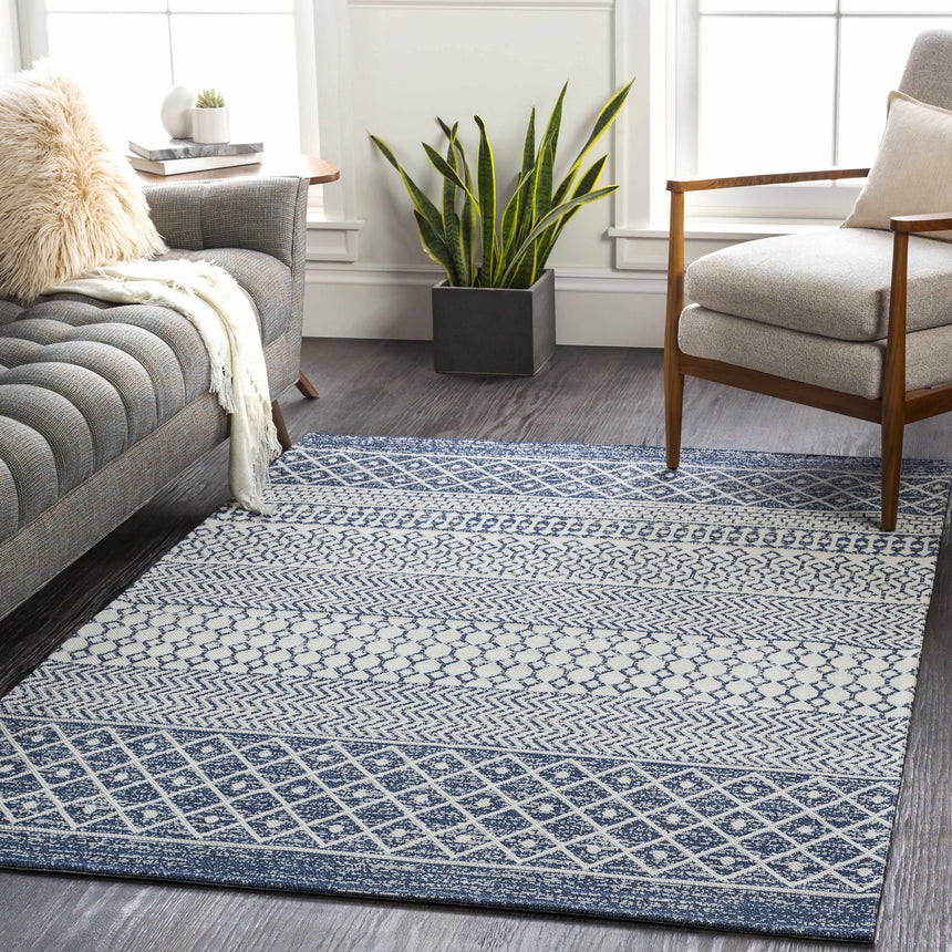 Flockton Washable Area Rug - Clearance