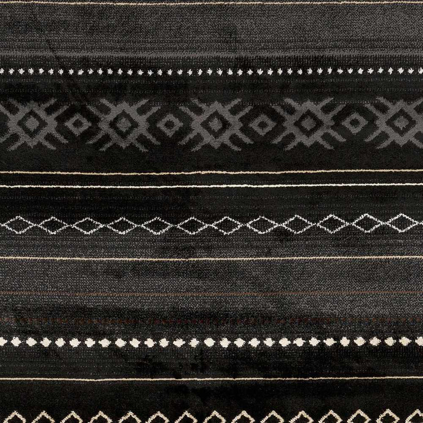 Fogertown Black Western Rug