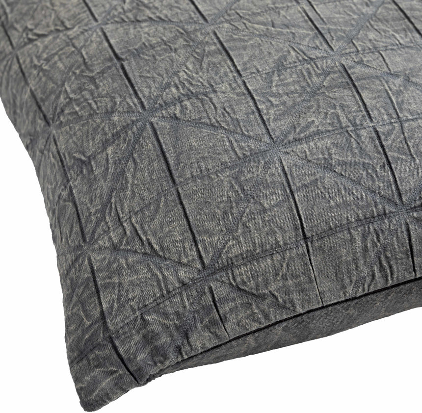 Frye Charcoal Square Throw Pillow - Clearance