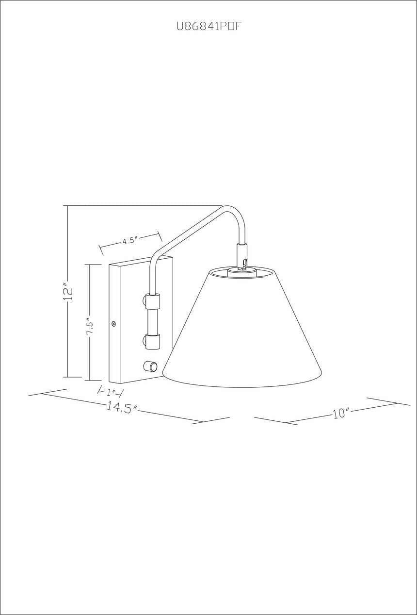 Gabas Gold Iron Rattan Wall Sconces