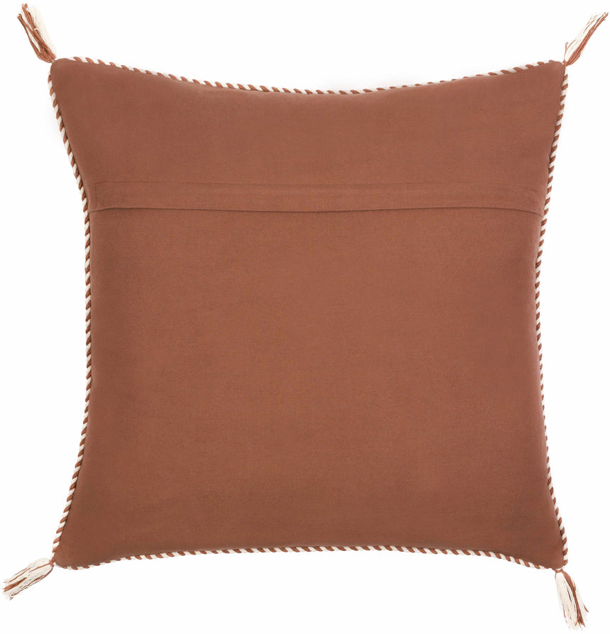 Gamewell Brown Square Throw Pillow - Clearance