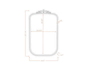 Giavenale Mirror - Clearance