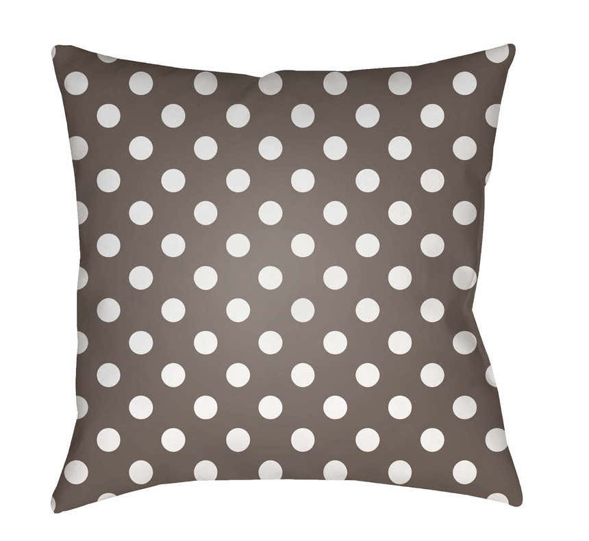 Gubat Taupe Polka Dot Accent Outdoor Pillow