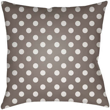 Gubat Taupe Polka Dot Accent Outdoor Pillow