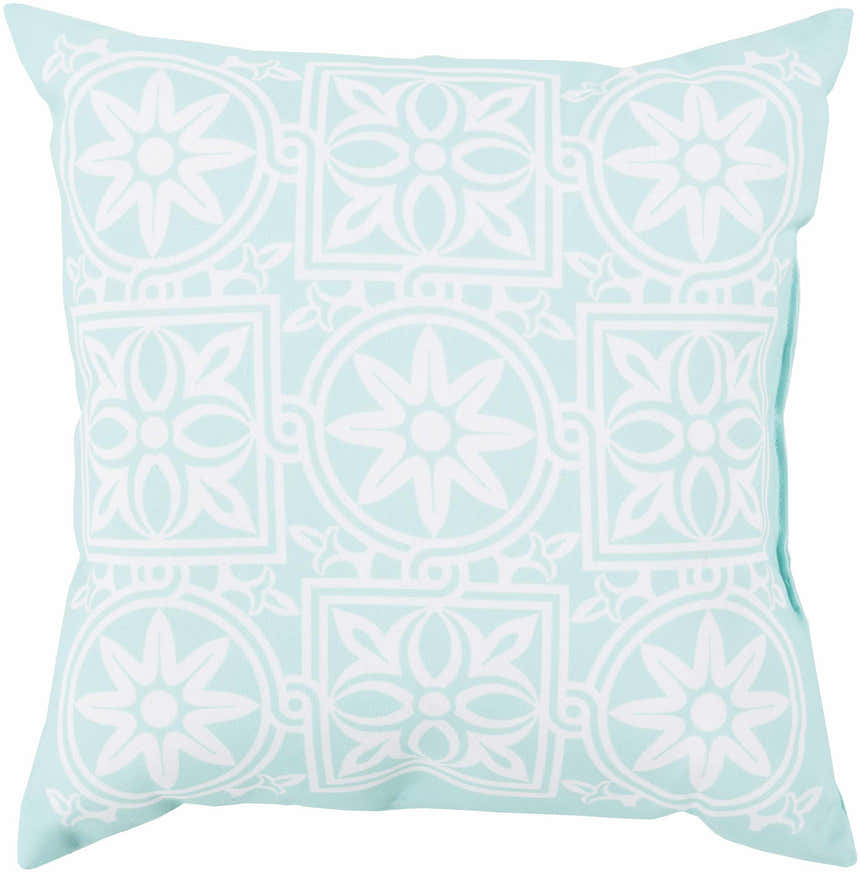 Guiong Geometric Floral Pattern Throw Pillow