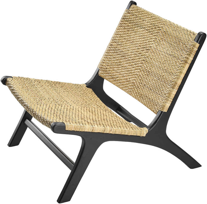 Ulhasnagar Black Accent Chair - Clearance