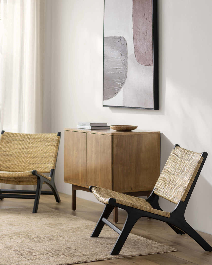 Ulhasnagar Black Accent Chair - Clearance