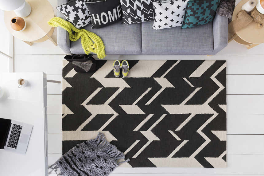 Howertons Teal Geometric Accent Pillow - Clearance