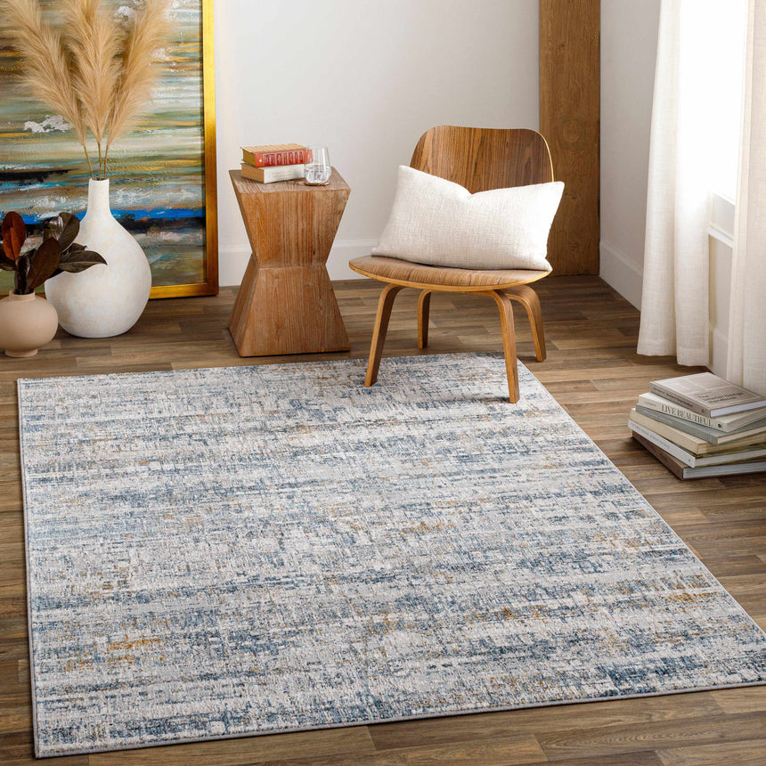 Hughesdale Distorted Lines Luxe Area Rug