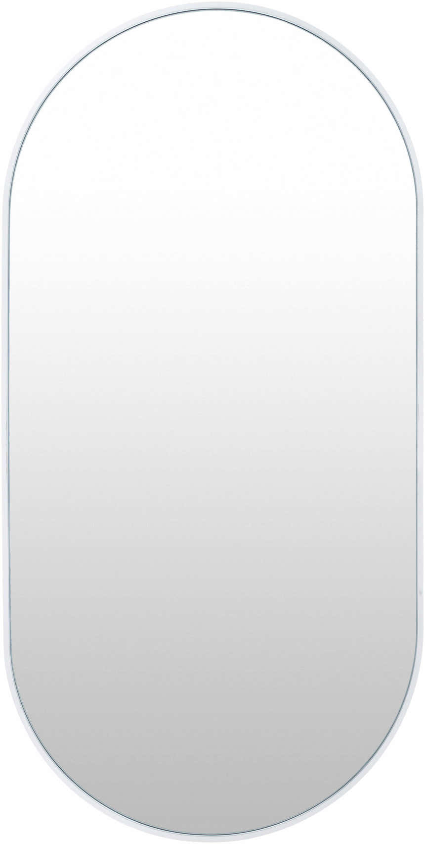 Hagenburg White Iron Frame Mirror