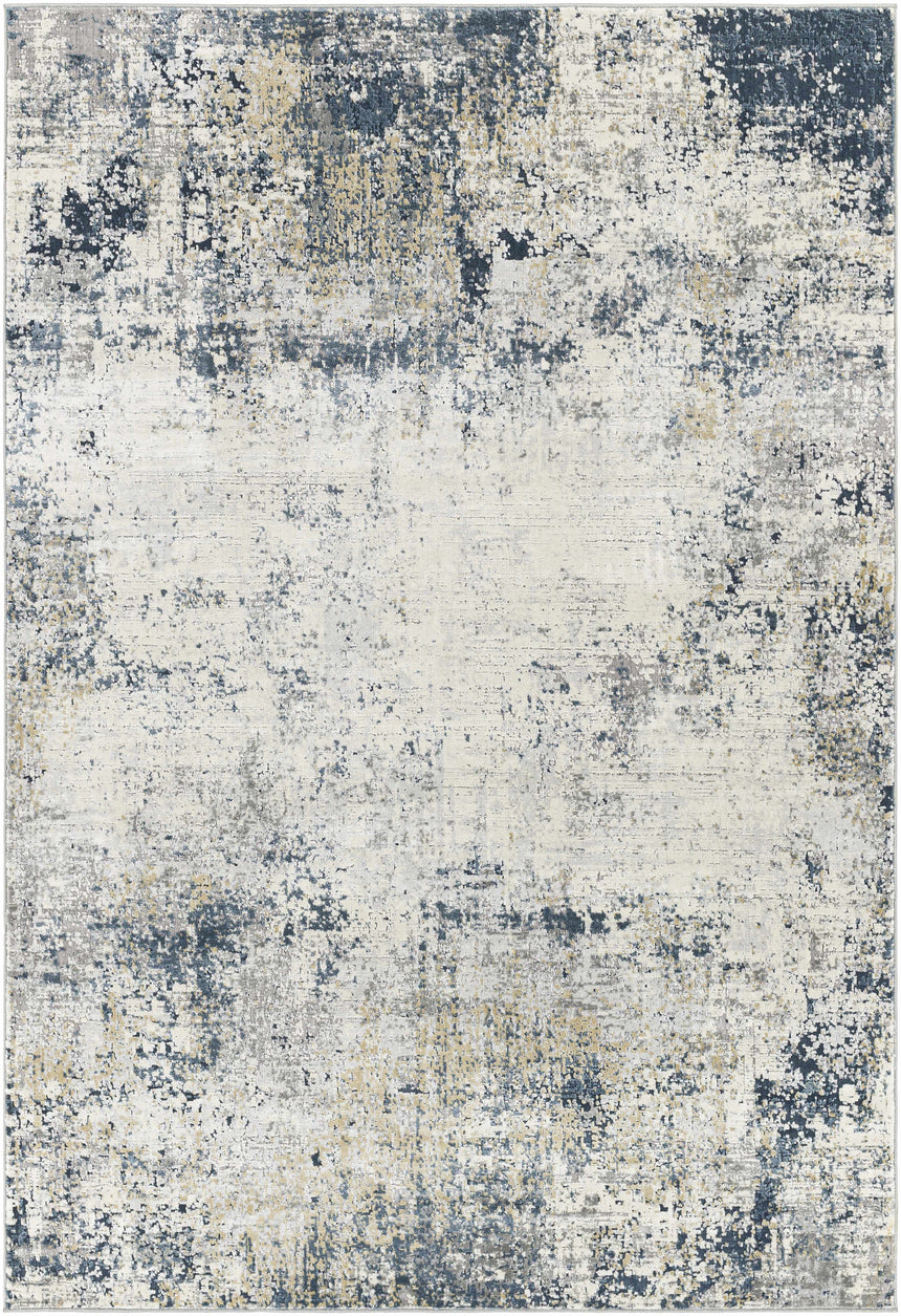 Higden Abstract Denim Blue Rug