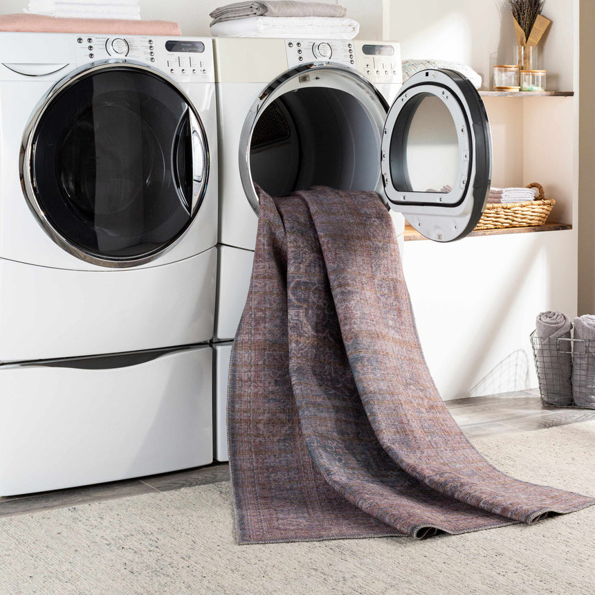 Hennenman Washable Printed Jute Rug - Clearance