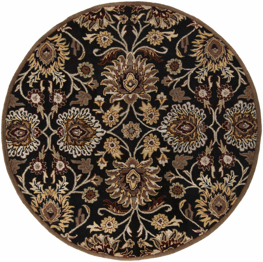Conesus 1053 Hand Tufted Black Wool Rug